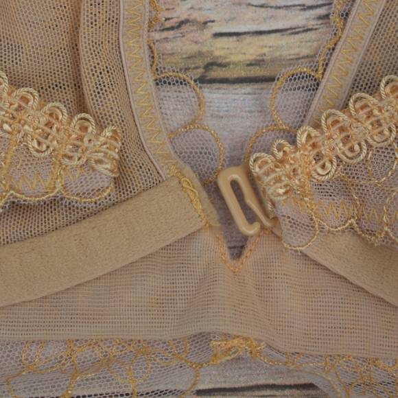 Free People Lucia Underwire Bra Wheat Sunset - Picture 8 of 10